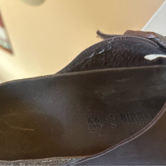 Men’s BIRKENSTOCK Brown Classic.  Size 46. - Picture 12 of 13
